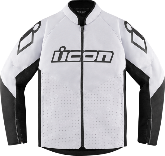 ICON Hooligan™ CE Jacket - White - Medium 2820-5798