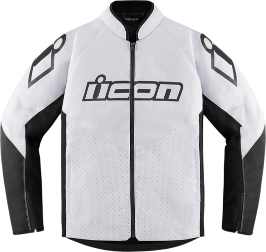 ICON Hooligan™ CE Jacket - White - 3XL 2820-5802
