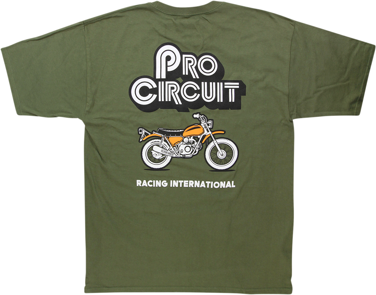 Camiseta PRO CIRCUIT Pit Bike - Verde - Mediana 6431720-020