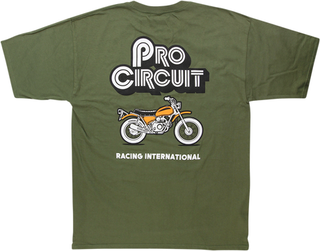 PRO CIRCUIT Pit Bike T-Shirt - Green - XL 6431720-040
