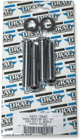 DRAG SPECIALTIES Shock Mount Kit - Chrome MADE IN THE USA MKDR8