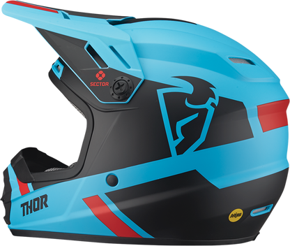 THOR Youth Sector Helmet - Split - MIPS - Blue/Black - Small 0111-1466