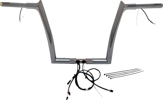 FAT BAGGERS INC. Handlebar Kit - Pointed Top - 12" - Chrome 902912