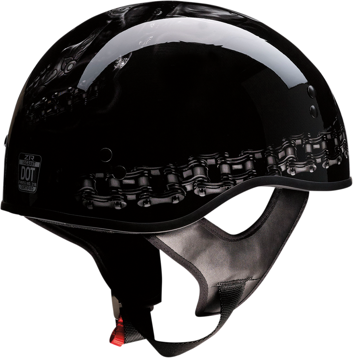 Z1R Vagrant Helmet - FTW - Black/Gray - Large 0103-1321