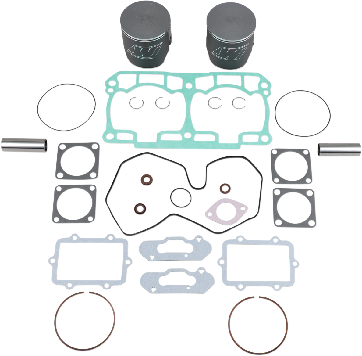 WISECO Piston Kit - SeaDoo MXZ800R High-Performance SK1378