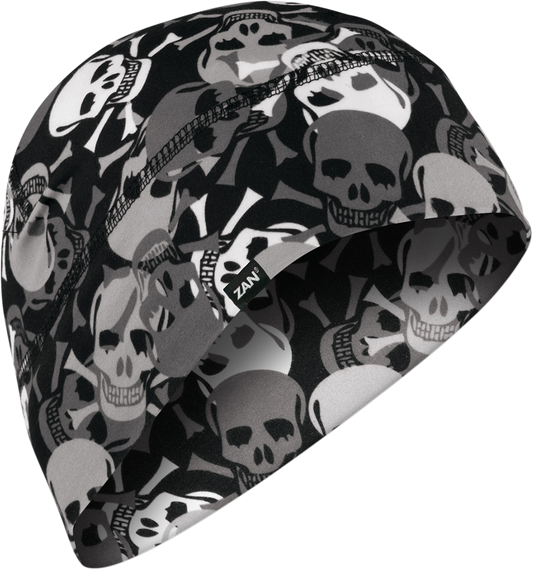 ZAN HEADGEAR SportFlex Beanie - Allover Skull WHLL424