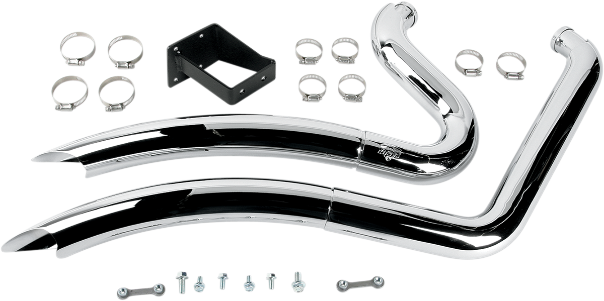 VANCE & HINES Chrome Big Dog Radius  2:2 Exhaust 2006-2010  26037