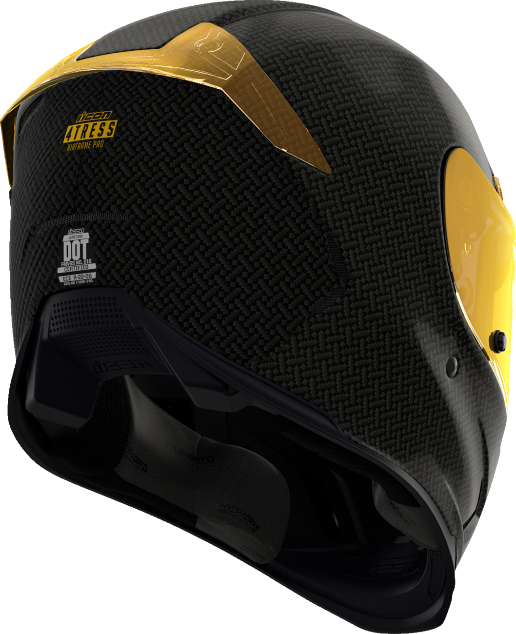 ICON Airframe Pro™ Helmet - Carbon 4Tress - Yellow - XS 0101-16659