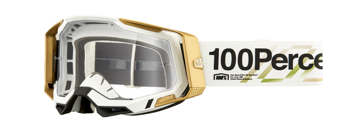 100% Racecraft 2 Goggles - Succession - Clear 50009-00026