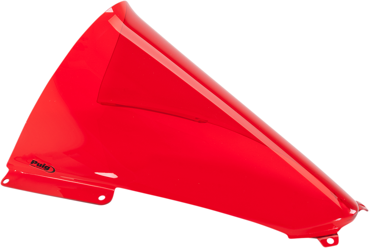 PUIG HI-TECH PARTS Race Windscreen - Red - Panigale 3759R