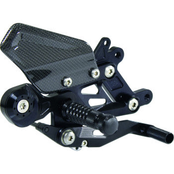 GILLES TOOLING FXR Rearset - Black - BMW  S1000R  2015 FXR-BM03-B