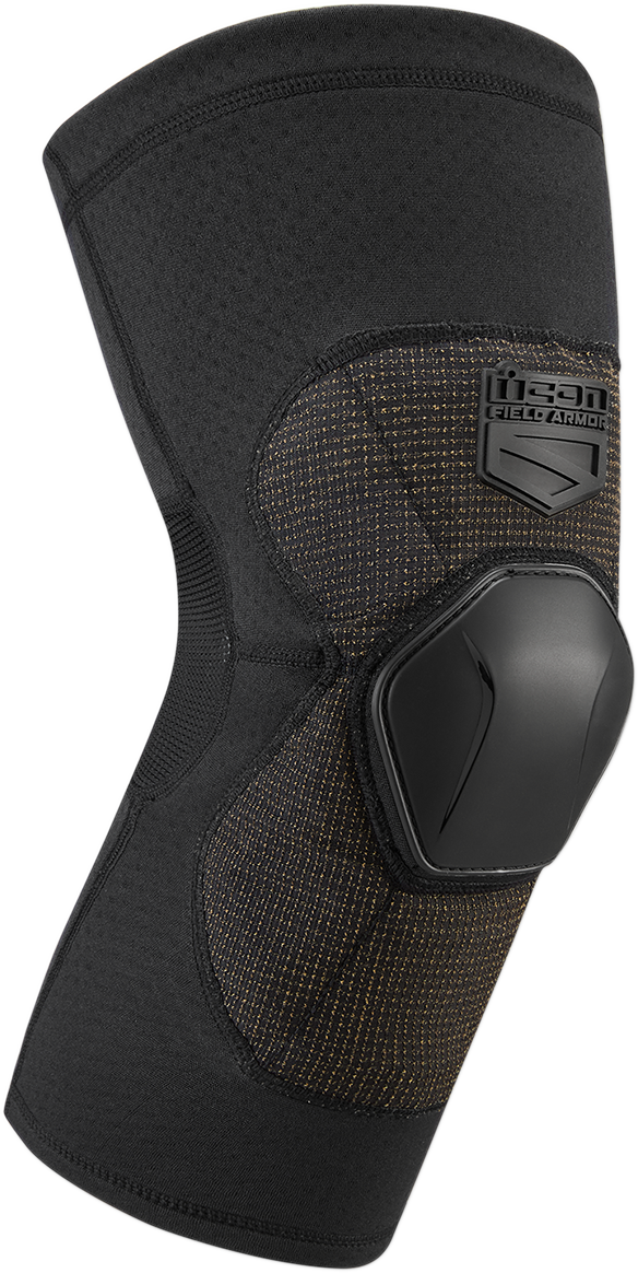 ICON Field Armor™ Compression Knee Guards - Black - XL 2704-0503