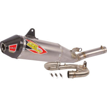 PRO CIRCUIT Ti-6 Pro Titanium Exhaust System - Titanium/Carbon Fiber - YZ250F 0332625F  1820-2175