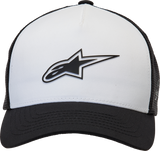IN STOCK ALPINESTARS Advantage Tech Trucker Hat - White/Black - One Size 1212811602010OS