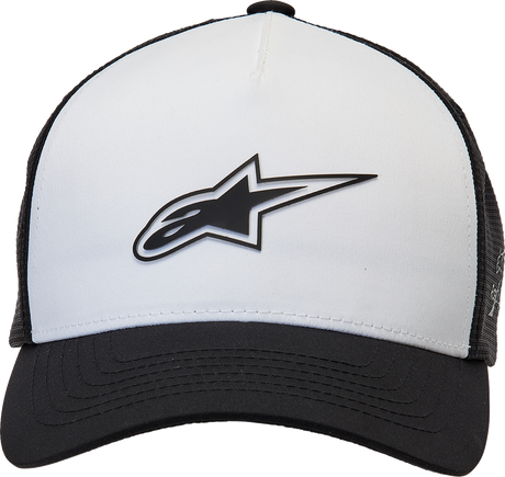 IN STOCK ALPINESTARS Advantage Tech Trucker Hat - White/Black - One Size 1212811602010OS