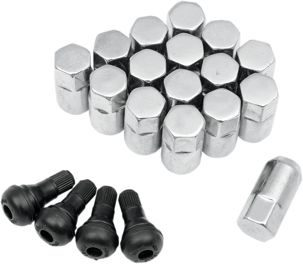 MOOSE UTILITY Lug Nut - 3/8"-24 - Chrome - 16 Pack SP300MO201