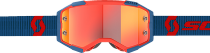 SCOTT Fury Goggle - Dark Blue/Neon Red - Orange Chrome 272828-7698280