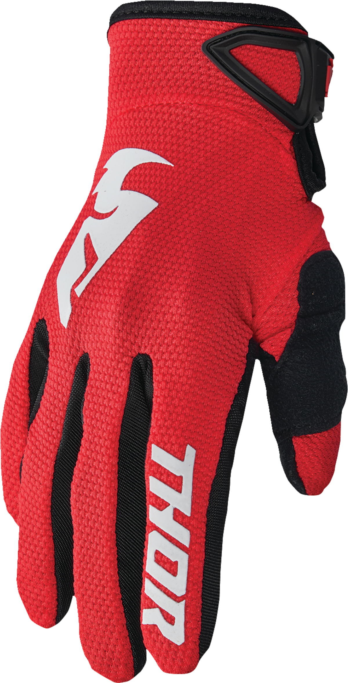 THOR Sector Gloves - Red/White - Medium 3330-7269