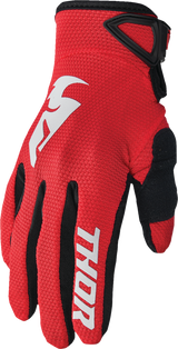 THOR Sector Gloves - Red/White - 2XL 3330-7272