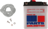 Parts Unlimited Conventional Battery 6n6-3b