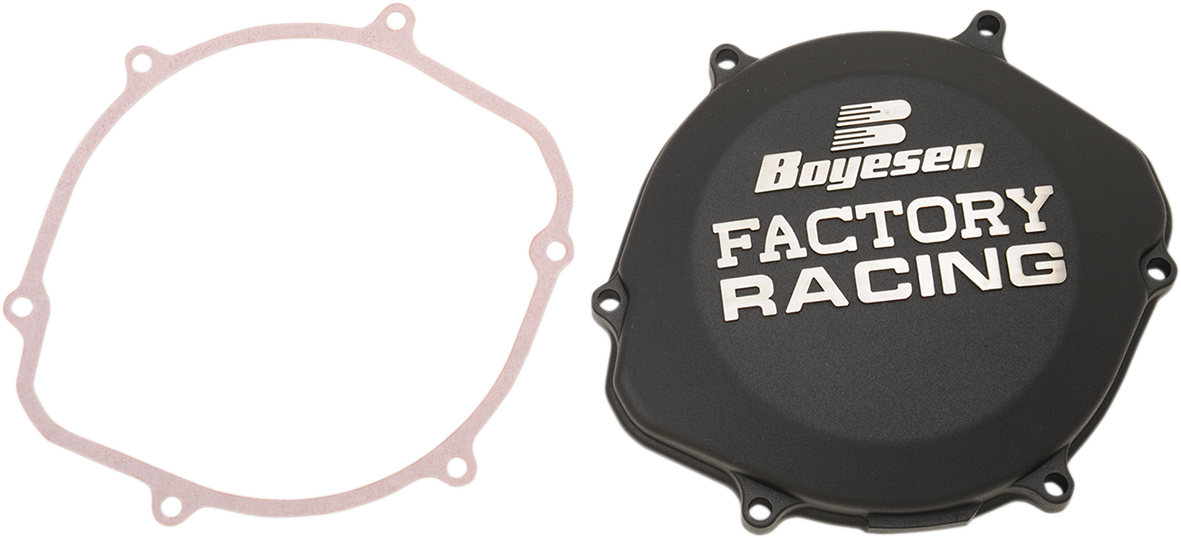 BOYESEN Clutch Cover - Black - CR250 CC-02AB