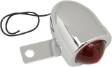 DRAG SPECIALTIES Luz tipo bala con soporte - Izquierda - Cromo 162092-BC207 