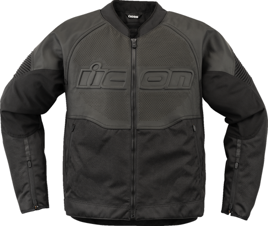 ICON Overlord3™ Leather Jacket - Black - Small 2810-4112