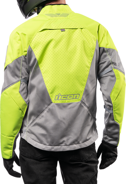 ICON Mesh AF™ Jacket - Gray/Hi-Vis - Medium 2820-5945