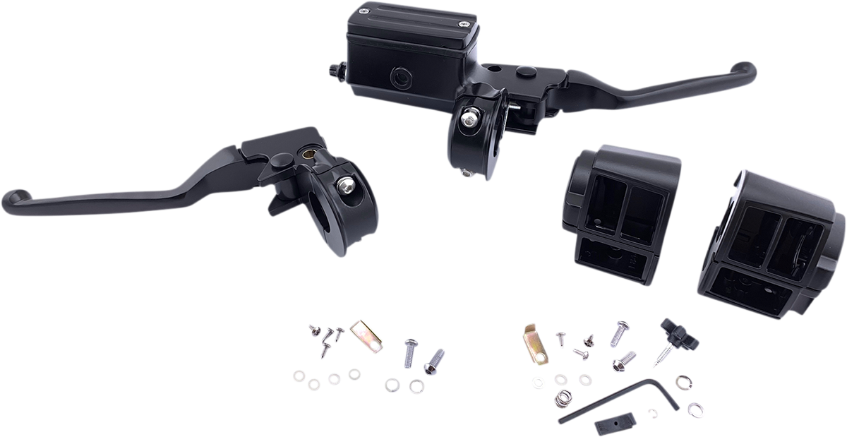 DRAG SPECIALTIES Handlebar Controls - 5/8" Master Cylinder - Black 07-0542MBNU