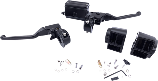 DRAG SPECIALTIES Handlebar Controls - 5/8" Master Cylinder - Black 07-0542MBNU