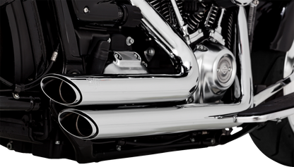 VANCE & HINES Shortshots Staggered Exhaust System - Chrome 17335