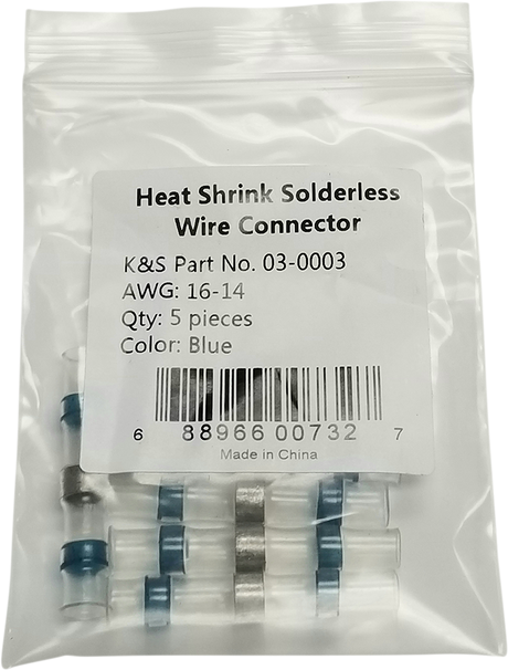 K&S TECHNOLOGIES Wire Connector - AWG 16-14 03-2003