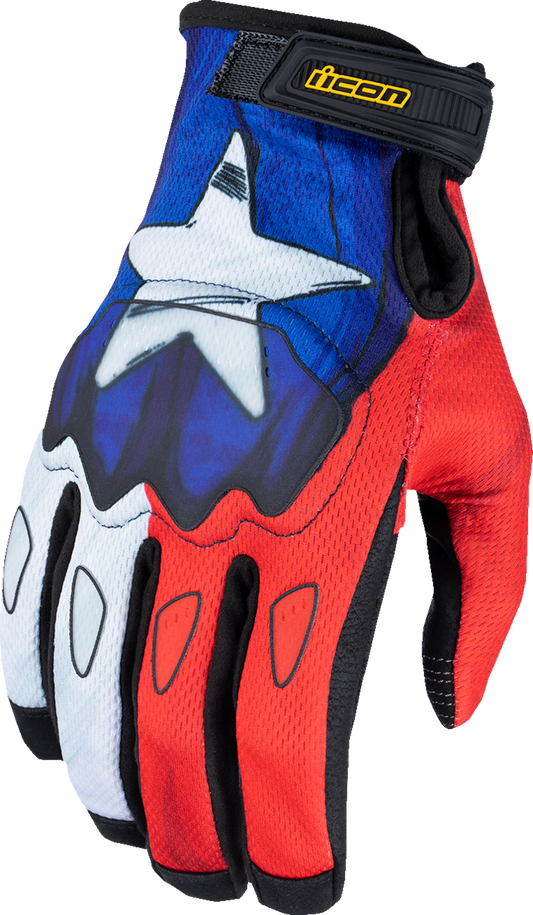 ICON Hooligan™ CE Tejas Libre Gloves - Blue - 3XL 3301-4721