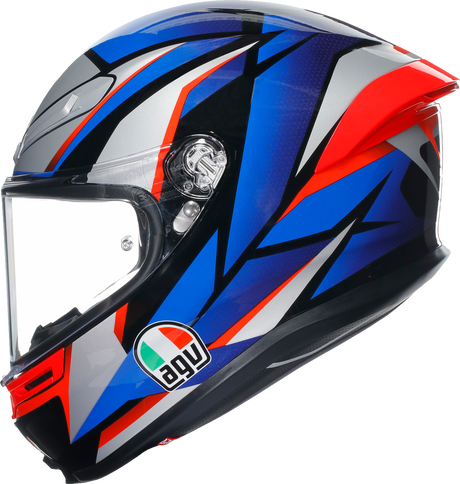 AGV K6 S Helmet - Slashcut - Black/Blue/Red - Small 2118395002015S