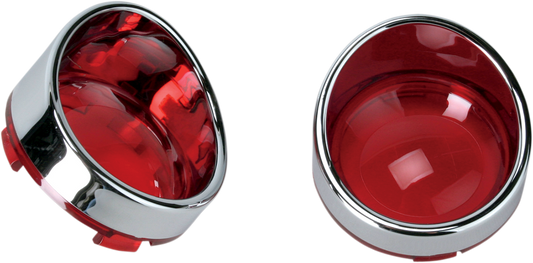 DRAG SPECIALTIES Visor-Style Bezel/Lenses - Red L22-6828R