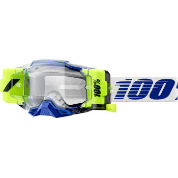 100% Armega Forecast Goggle - Blue - Clear 50006-00006