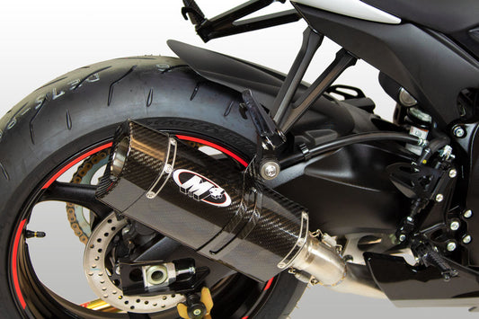 Sistema de escape M4 completo de titanio MC36 Fibra de carbono 2011-2022 GSXR600/750 SU6124T