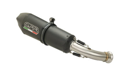 GPR Exhaust System Ducati Hypermotard 821 2013-2016, Gpe Ann. Black titanium, Slip-on Exhaust Including Removable DB Killer and Link Pipe  D.111.1.GPAN.BLT