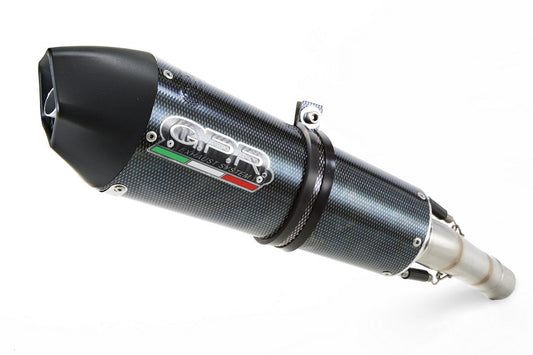 GPR Exhaust System Kawasaki ZX6R I.E. 2009-2016, Gpe Ann. Poppy, Slip-on Exhaust Including Removable DB Killer and Link Pipe  K.128.GPAN.PO
