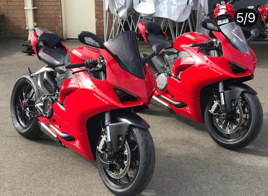 Vandemon Ducati V2 Panigale & Streetfighter Titanium Low Mount Exhaust System 2020-24 DUCV2TIEXHSBELA VA-129