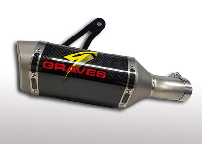 Graves cat back slip on exhaust for suzuki gsxr1000 17-23  exs-17g1-cbtc