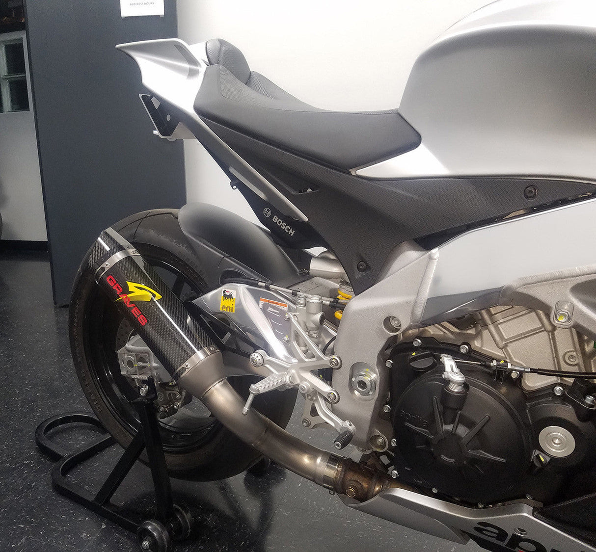 Graves motorsports Aprilia RSV4 RSV4 RF / RR 2016 escape eliminador de gatos EXA-16RSV4-CETC