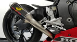 Graves motorsports cat back slip-on exhaust carbon  CBR1000RR 17-25  EXH-17CB1-CBTC