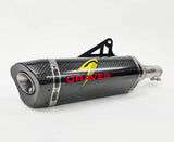 Graves motorsports Kawasaki Ninja 400 + Ninja 500 LINK Cat-Back Carbon Silencer EXK-24EX5-CBSC