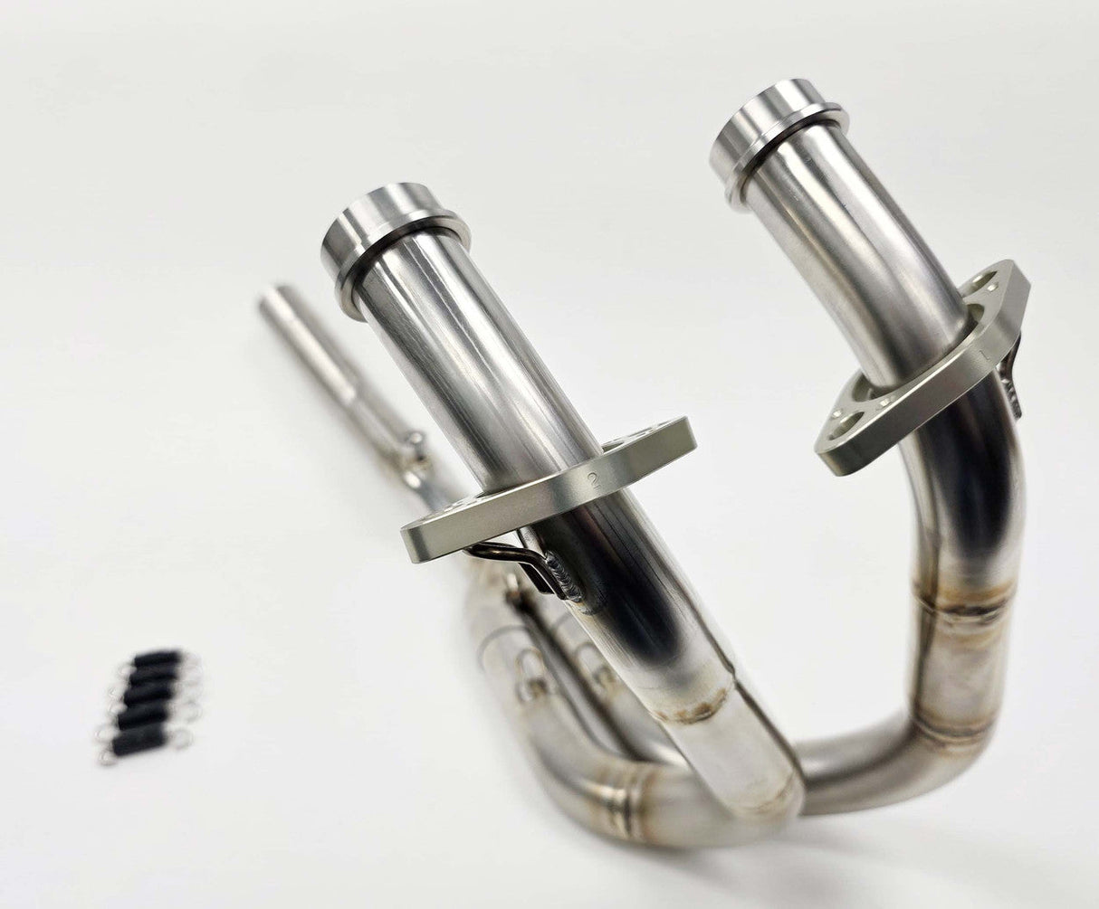 Graves motorsports Kawasaki Ninja 400 + Ninja 500 LINK Stainless Header Upgrade EPK-24EX5-HPS