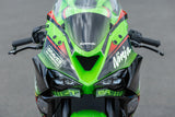 Graves ZX-6R Zero Gravity Tall Windscreen Sticker - Green  STK-24ZX6-WSG