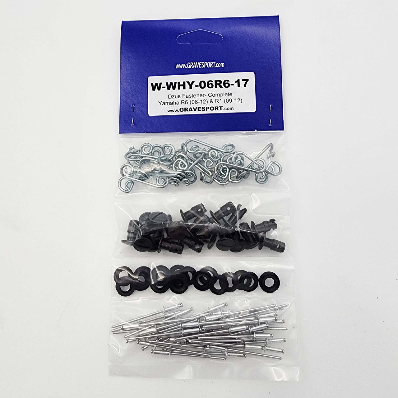 Graves Dzus Fastener Kit - 20 Piece W-WHY-06R6-17