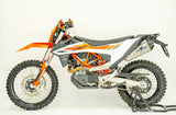 Graves  Titanium Exhaust Slip-On  Ktm 690 Enduro R 2019-2023 /Gas Gas E SM S 700 2023-2024  Exk-19690-Sot