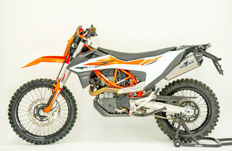 Graves  Titanium Exhaust Slip-On  Ktm 690 Enduro R 2019-2023 /Gas Gas E SM S 700 2023-2024  Exk-19690-Sot