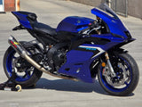 Graves Motorsports Yamaha R9 Titanium WORKS Exhaust - Carbon Silencer EXY-25R9-FTC